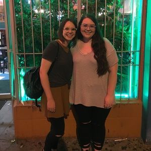 Ava & Viv striped tunic tee